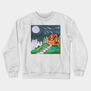 Home by the Cityside Painting Crewneck Sweatshirt